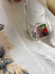 Vintage 90s Orange Beach Alabama Sea Turtles Graphic T-Shirt White Medium