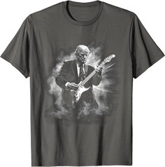 Donald Trump Playing Electric Rock Guitar T-Shirt