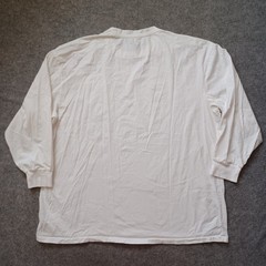 Polo Ralph Lauren T Shirt Mens 2XB White Logo Pocket Tee Long Sleeve