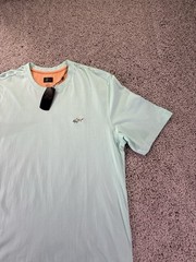 NWT Greg Norman Teal Geeen Blue Crew Neck Men’s Large
