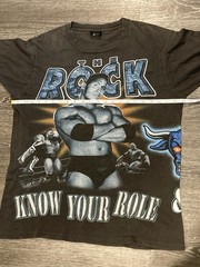 Vintage Rock Wraparound AOP Sz L Changes Tag