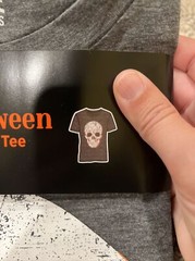 mission ridge mens halloween shirt Skull- NEW Size Medium