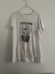 Vintage Ralph Steadman Rolling Stone 1972 Thrashed Faded Distressed Shirt Large
