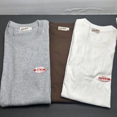 Bronson Non Stock Tubular T-Shirt-XL,gray, coffee and white lot of 3!!