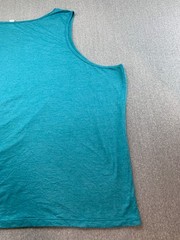 Xersion Big & Tall Tank Top T-shirt Mens 6XL Teal Blue Soft Stretch Comfortable