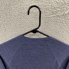 Faherty Shirt Mens Medium Blue Cloud Cotton Long Sleeve Henley Raglan Top