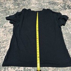 Vintage Single Stitch Polo By Ralph Lauren Black Vneck Tshirt XL