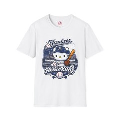 Hello Kitty New York Yankees Shirt | New York Baseball Tee | Hello Kitty T-Shirt