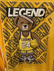 Bailey Apparel Men’s Sz L Legend Long Sleeve No 24 T-Shirt Yellow