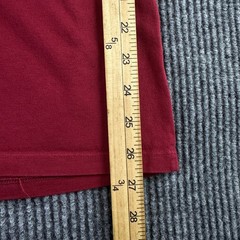 Vineyard Vines Mens Long Sleeve Whale Pocket T-Shirt Red Size Large