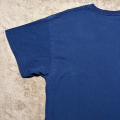 Vintage Earth Day Elephant Graphic T Shirt Mens XL Navy Blue Cotton Nature Tee