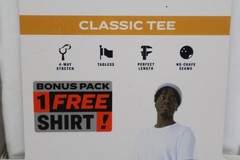 Pair of Thieves Men’s 6 Pack Fitted & Classic Crew Neck T-Shirt White Size XL