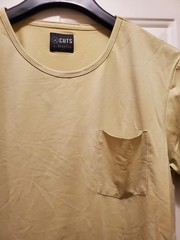 Cuts Clothing/ 3 Pieces Set Crew Elongated Stretch Shirt. Size L