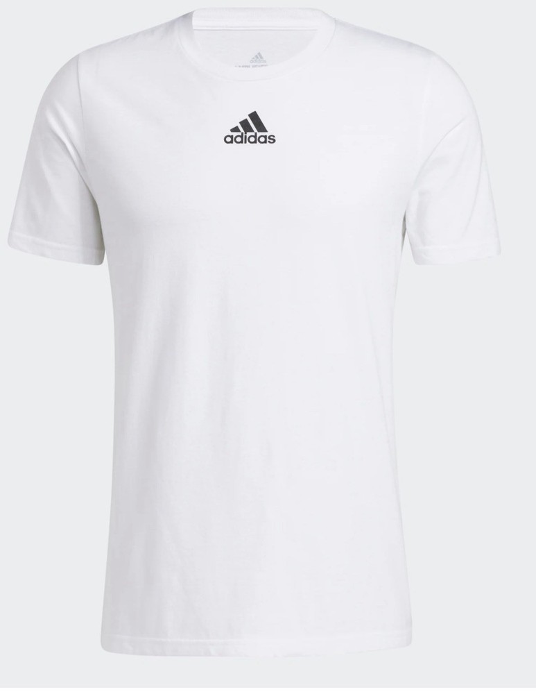 adidas Cotton Amplifier Tee Short Sleeve White EK0172 Men’s Size Small – NWT