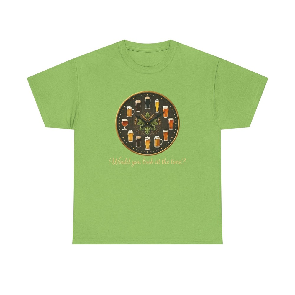 Beer Time T-Shirt | Craft Beer Clock, Brewery Design