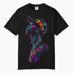 Urban Hip Hop Pop Graphic T-Shirt, Comfort Colors T Shirt, Unisex Streetwear Tee