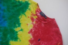 RALPH LAUREN POLO VTG Y2K RETRO BEACH CLASSIC OUTDOOR TIE DYE T SHIRT SZ L