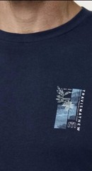 NWT Travis Mathew Tri Blend Blue Best Trip Yet Shirt Mens 2XL
