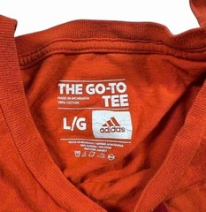 Adidas “Go-To Tee” – Orange (Size L) Good Condition