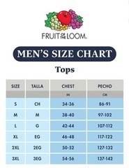 Fruit Of The Loom 6 Pack Moisture Wicking V Neck T Shirts Men’s Size S (34-36)