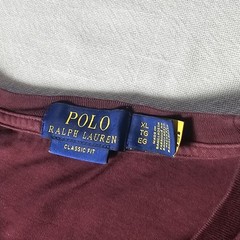 Polo Bear by Ralph Lauren graphic t-shirt Mens Size XL Burgandy