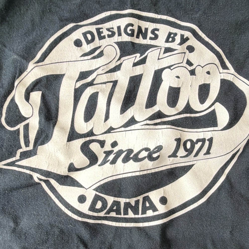 Men’s 2XL- Dana Tattoo-Graphic Tee, Cincinnatti OH