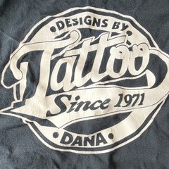 Men’s 2XL- Dana Tattoo-Graphic Tee, Cincinnatti OH