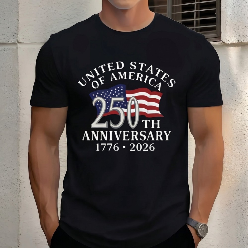 250 Years America Anniversary 250th Independence Day Freedom T-Shirt Gift