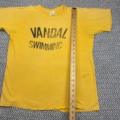 VTG 80s Russell Athletic Size LARGE University Idaho Vandal Swimming Shirt USA