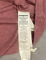 Patagonia Men’s Responsibill-Tee T-shirt S Red Logo Double Sided Outdoor Sports