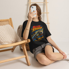 Blaze Streak Nitro Dragster Racing Vintage Graphic T-Shirt