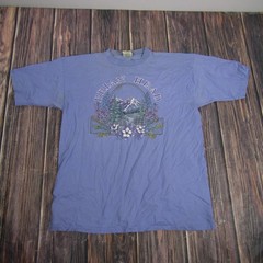 Vintage Brian Head Shirt Mens XL Prairie Mountain Made USA Nature Graphic 90s