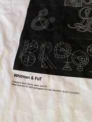 Walt Whitman Quote Female Form Shirt White Size L Rare Poet Poem
