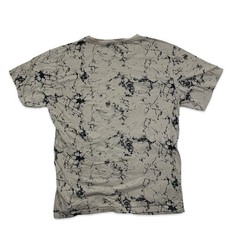 WXYZ Size XL Men’s Short Sleeve Shirt Skull Crystal Wash Tie Dye Beige