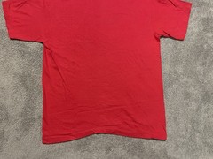 Vintage 80s Ralph Steadman T Shirt Mens L Red USA Single Stitch Gonzo RARE