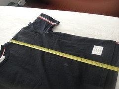 THOM BROWNE Men’s Classic T-Shirt Navy Blue Color TB3 Size Large, NWOT