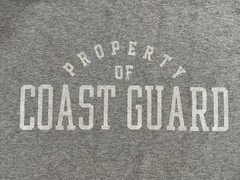 USCG “United States Coast Guard” Ash Gray T-Shirt – Size L / LARGE – NWT!