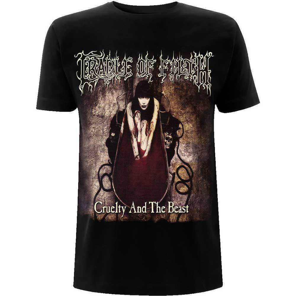 Authentic Cradle of Filth Cruelty and The Beast T-Shirt S-2XL NEW