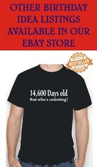 60th BIRTHDAY T-shirt / UNISEX / 21900 Days Old / Funny / Party / Size XXL