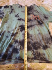 A Tribe Called Quest vintage tie dyed green black T-shirt large