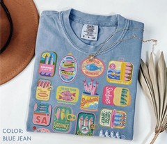 Vintage Sardine Can Retro Tin Fish Mediterranean Coastal Comfort Colors T-Shirt