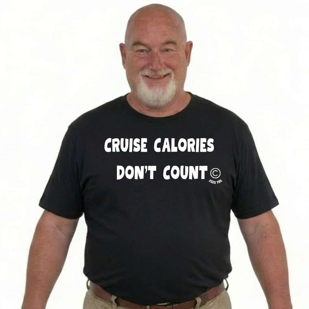 Kev’s Cruising Shirt – 100% Cotton – Multi Colours Avail – Cruise Calories