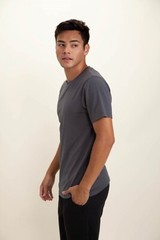 Mono B Pima Cotton Blend Tee, Grey