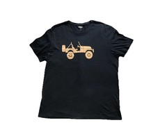 Old Navy Shirt Men’s Size Large Navy Beach Surfing Jeep Surf Soft Washed