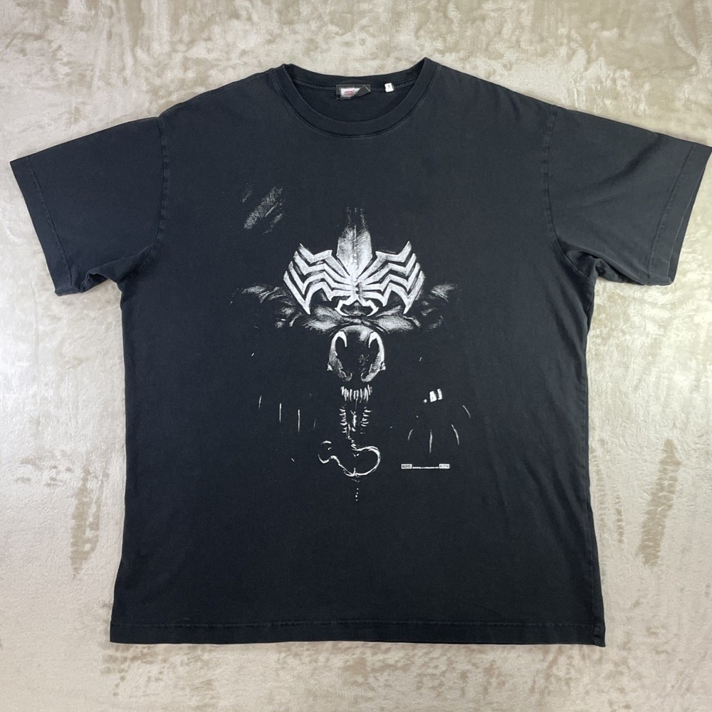 KITH x Spider-Man “Venom” Vintage Black Marvel T-Shirt – Men’s Size XL