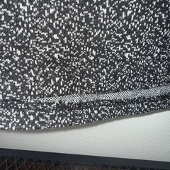 Mens Black White Abstract Speckled Print T Shirt L Short Sleeve Casual Daily