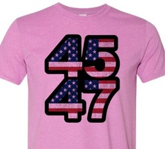 Trump 45 47 – Patriotic – USA – Uber Soft – Cheap & Fast Shipping