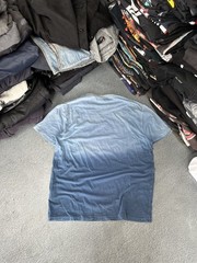Diesel Sleeveless T-Shirt Men XL Blue Graphic Logo Distressed Cotton
