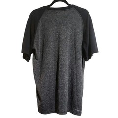 Adidas Ultimate Tee Shirt MLS Mens T-Shirt XL Climalite Gray Black Soccer Sports