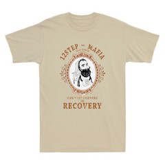 Narcotics Anonymous – 12 Step Mafia Sobriety AA NA Funny Vintage Men’s T-Shirt